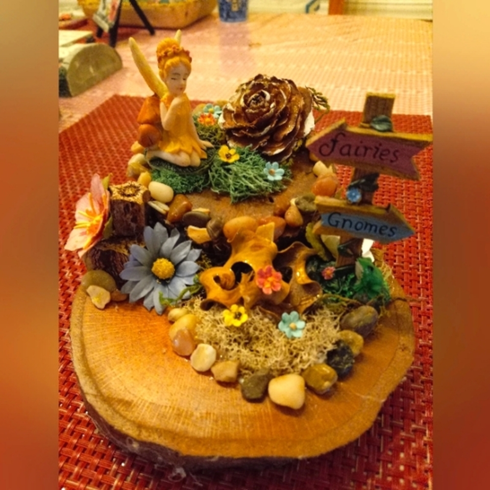Hand Crafted Fairy Garden